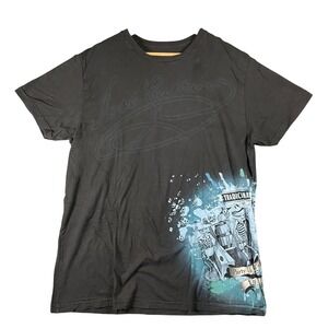 Jose Cuervo Mens Graphic T Shirt Size XXL Black Alcohol Dancing‎ Skeleton